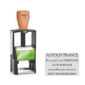 Tampon Colop Green Line 2300 - 5 lignes max. - 45x30 mm
