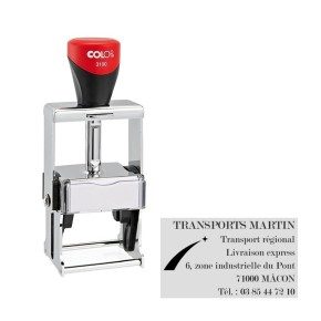 Tampon Colop Expert Line 3100 - 6 lignes max. - 41x24 mm