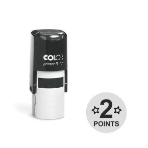 Tampon Colop Printer Line R17 - 3 lignes max. - Ø 17 mm