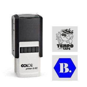 Tampon Colop Printer Line Q20 - 4 lignes max. - 20x20 mm