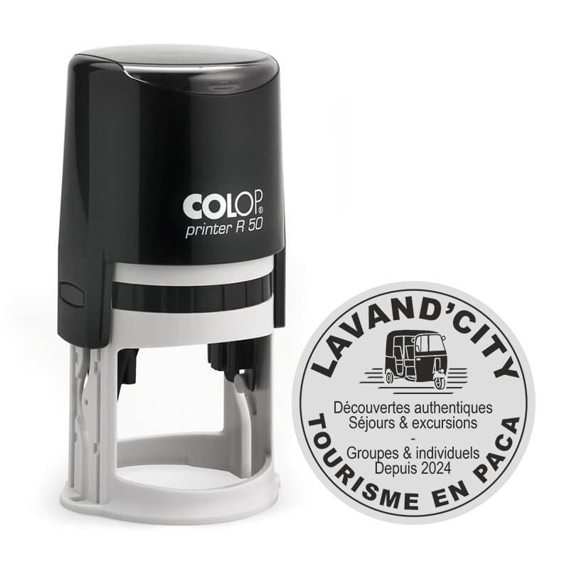 Tampon Colop Printer Line R50 - 9 lignes max. - Ø 50 mm