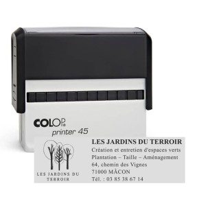 Tampon Colop Printer Line 45 - 6 lignes max. - 82x25 mm
