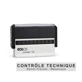 Tampon Colop Printer Line 15 - 2 lignes max. - 69x10 mm