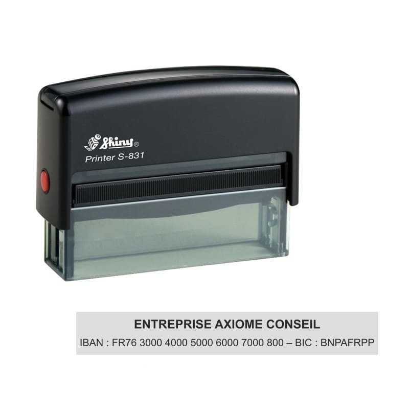 Tampon personnalisé - Shiny S-831