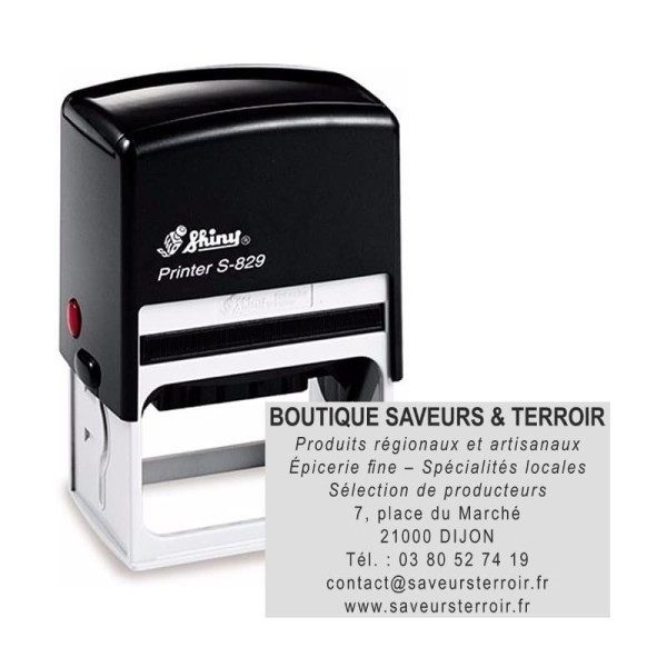 Tampon personnalisé - Shiny S-829