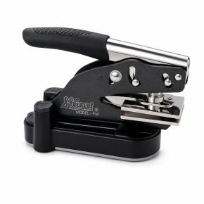 Coffret de pince à gaufrer personnalisée 2 en 1 - Shiny EM avec base de bureau