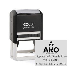 Tampon Colop Printer Line 54 - 4 lignes max. - 50x40 mm