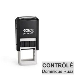 Tampon Colop Printer 05 - 2 lignes max. - 15x6 mm