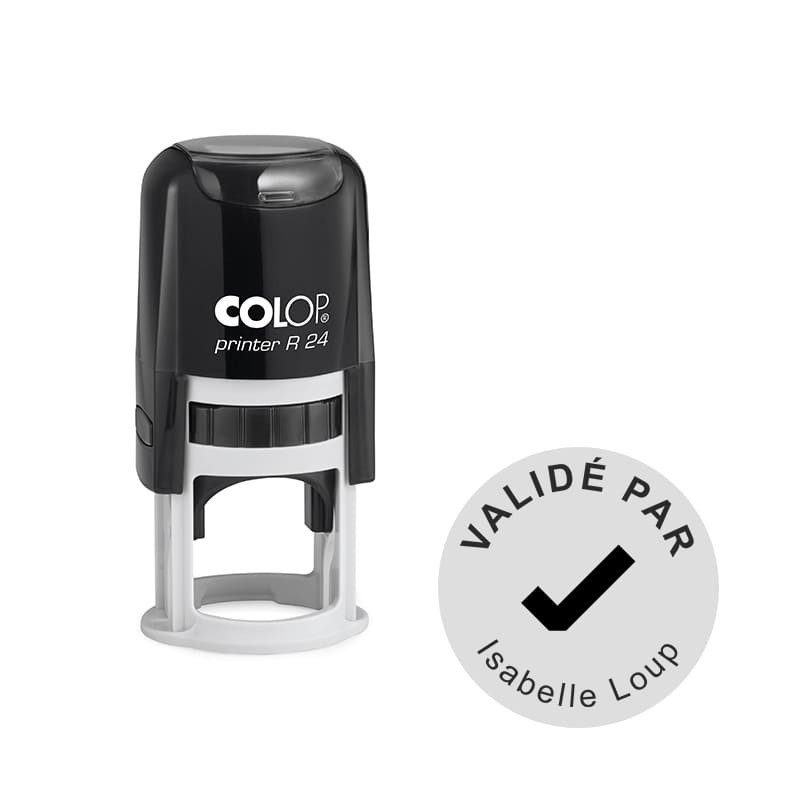 Tampon Colop Printer Line R24 - 5 ligne max. - Ø 24 mm