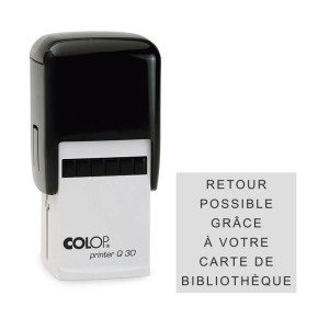 Tampon Colop Printer Line Q30 - 6 lignes max. - 31x31 mm