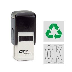 Tampon Colop Printer Line Q17 - 3 lignes max. - 17x17 mm