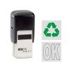 Tampon Colop Printer Line Q17 - 3 lignes max. - 17x17 mm