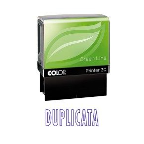 Tampon formule DUPLICATA