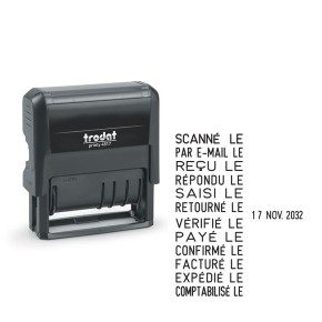 Tampon dateur formule Trodat 4817A