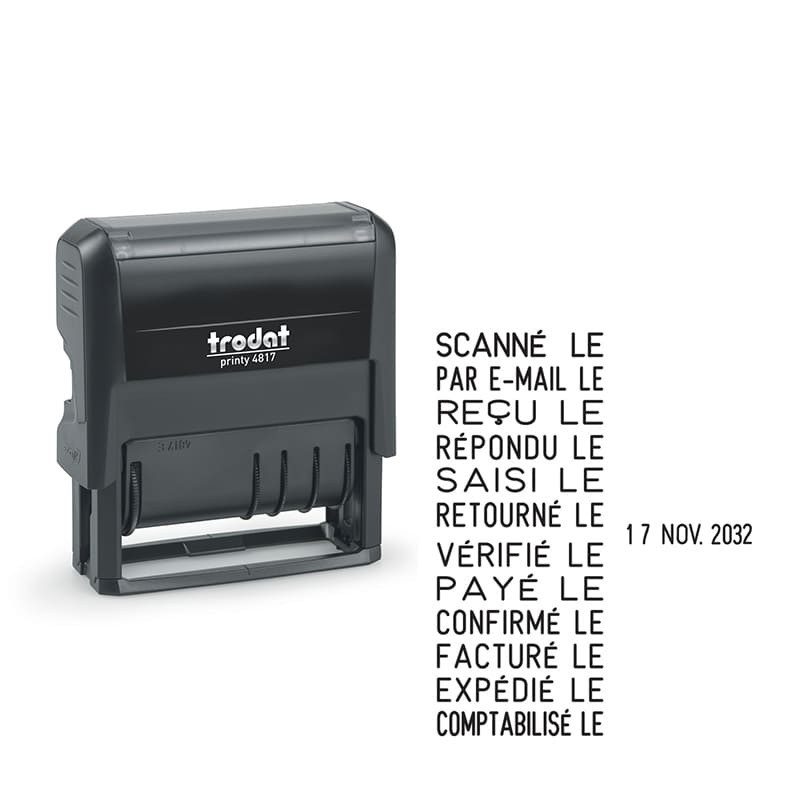 Tampon dateur formule Trodat 4817A