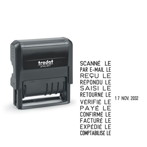 Tampon dateur formule Trodat 4817A