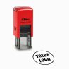 Tampon rouge Shiny S-510 personnalisé pour carte de fidélité - 12x12mm
