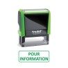 Tampon POUR INFORMATION Trodat XPrint Vert