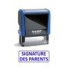 Tampon "Signature des parents" Trodat XPrint Bleu