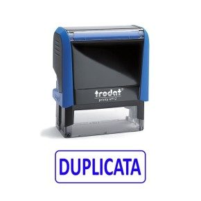 Tampon DUPLICATA Trodat XPrint Bleu