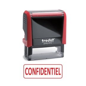 Tampon CONFIDENTIEL Trodat XPrint Rouge