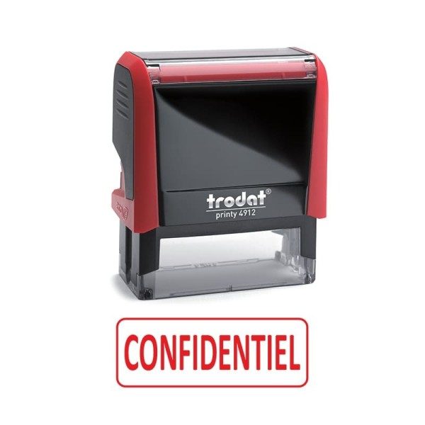 Tampon CONFIDENTIEL Trodat XPrint Rouge