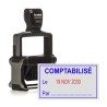 Tampon formule dateur Trodat 5460L7 - Comptabilisé