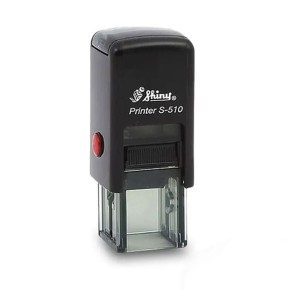 Tampon carré personnalisé Shiny S-510 noir