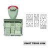 Tampon Dateur SPECIAL HUISSIER Trodat 1013H encrage séparé - 4x38mm