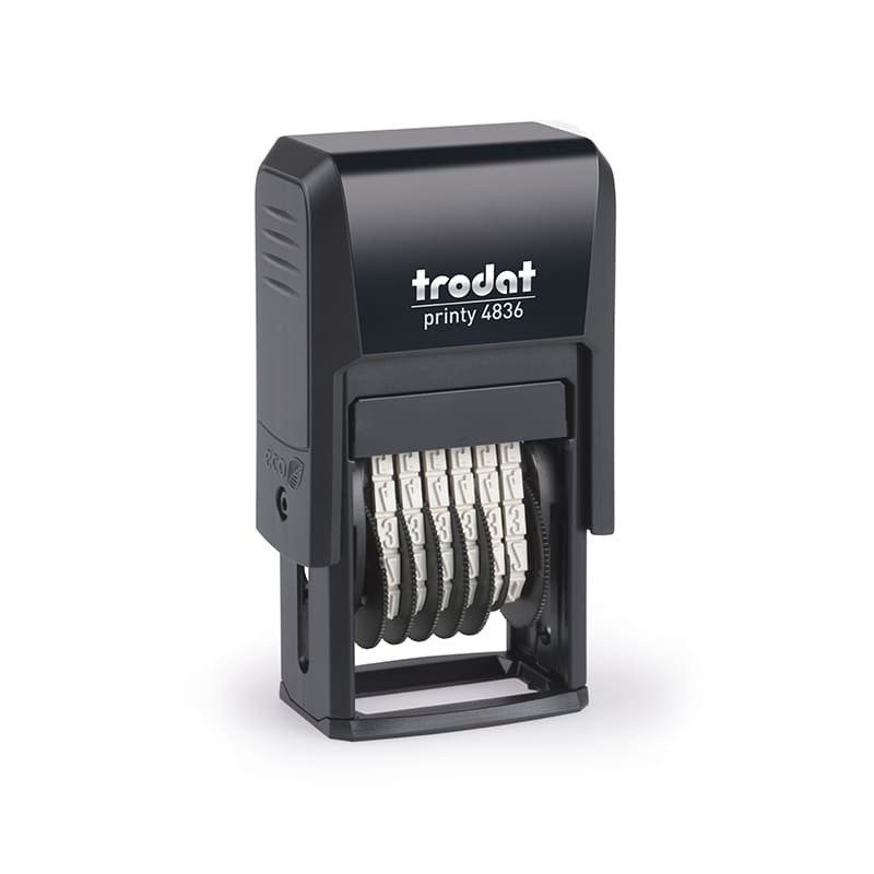 Tampon numéroteur Trodat 4836 - 6 bandes