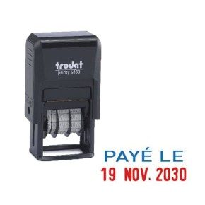 Tampon dateur Trodat 4850L2 PAYE LE