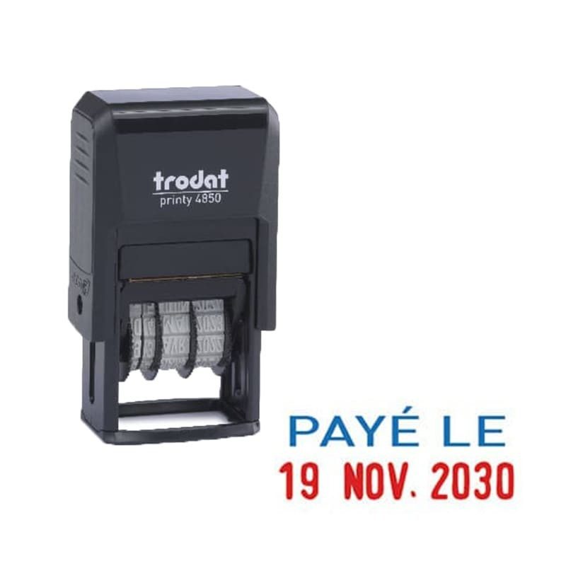 Tampon dateur Trodat 4850L2 PAYE LE