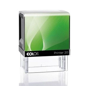 Tampon Colop Printer Green Line 20 - 3 lignes max. - 38x14 mm