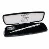 Tampon stylo Shiny 3021 DIAGONAL laqué noir mat - 2 lignes - 33x9mm