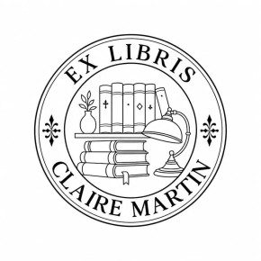 Pince à gaufrer personnalisée ex-libris bibliothèque