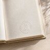 pince a gaufrer exlibris hibou livre TSEXL004