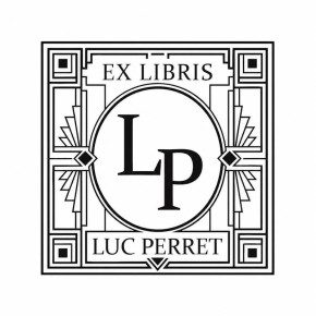 Pince à gaufrer personnalisée ex-libris art déco
