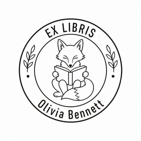 Pince à gaufrer personnalisée ex-libris renard
