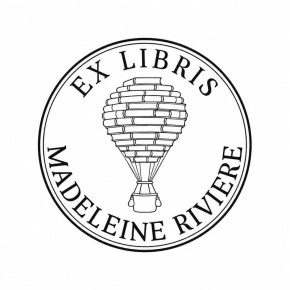 Pince à gaufrer personnalisée ex-libris montgolfière