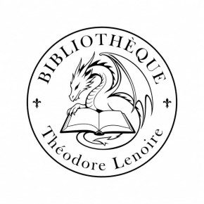 Pince à gaufrer personnalisée ex-libris dragon