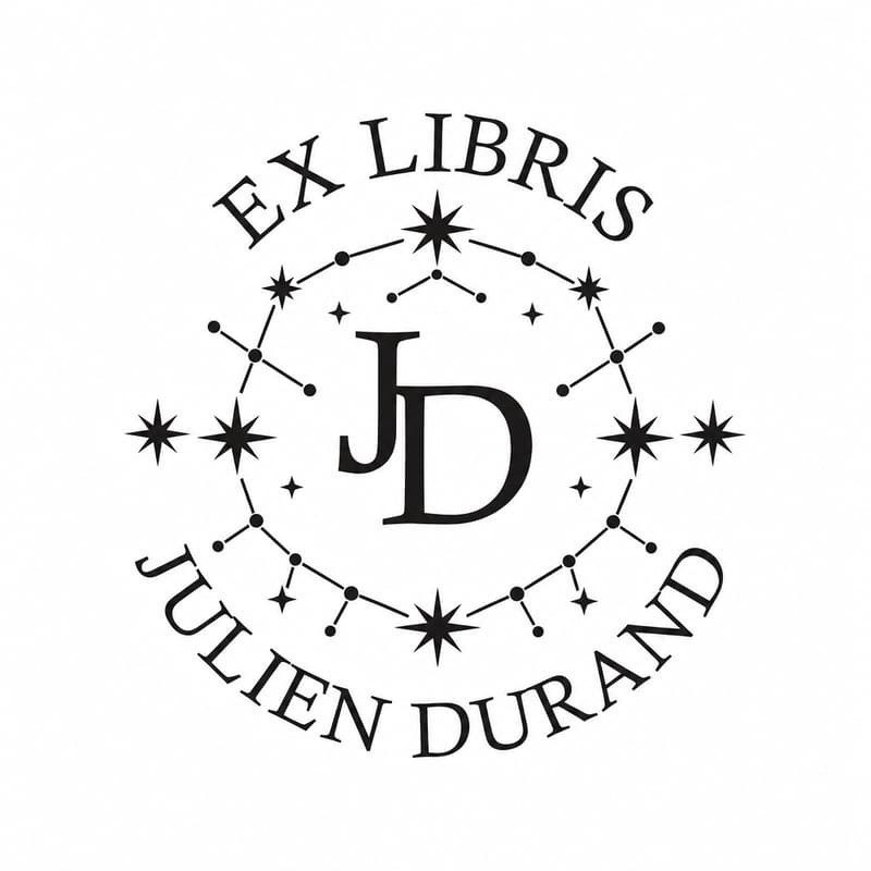 Pince à gaufrer personnalisée ex-libris constellation