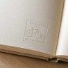 Pince à gaufrer personnalisée ex-libris vélo