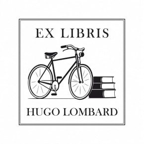 Pince à gaufrer personnalisée ex-libris vélo