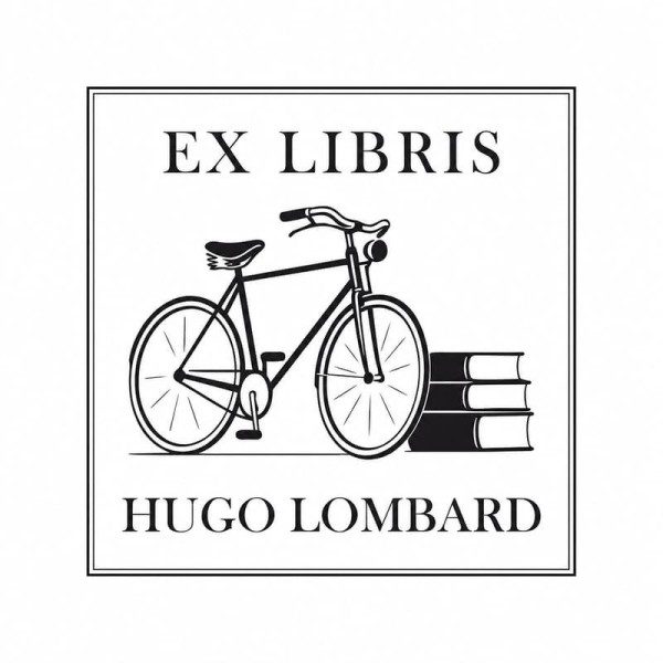 Pince à gaufrer personnalisée ex-libris vélo