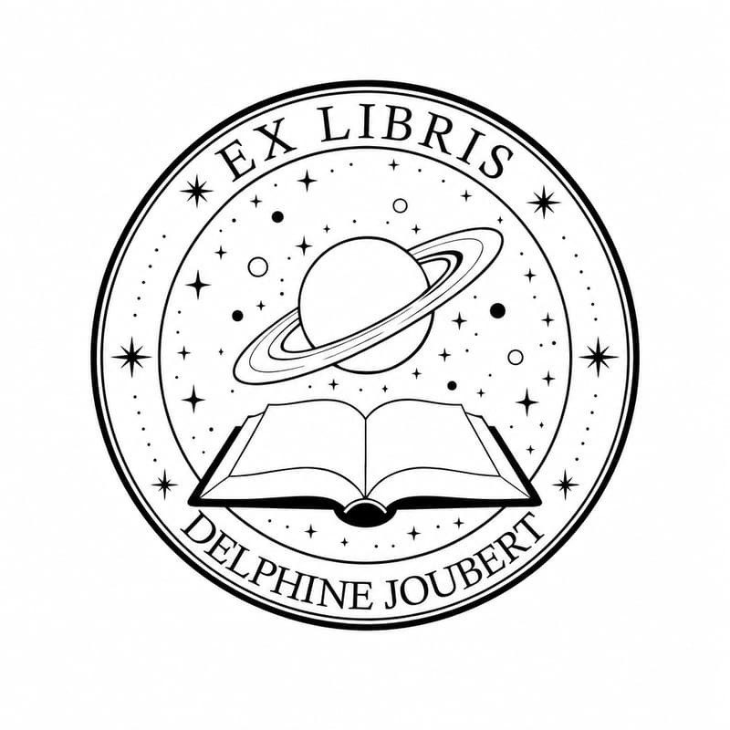 Pince à gaufrer personnalisée ex-libris planète