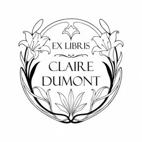 Pince à gaufrer personnalisée ex-libris fleur de lys
