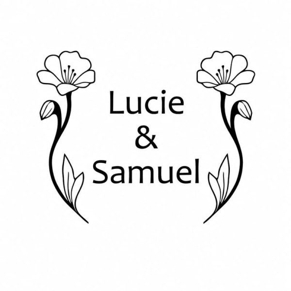 Pince à gaufrer mariage personnalisée coquelicot
