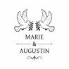 Pince à gaufrer mariage personnalisée colombes
