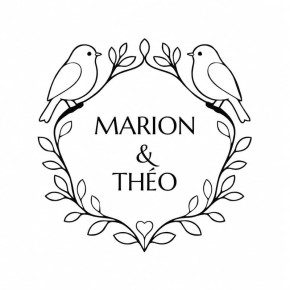 Pince à gaufrer mariage personnalisée oiseaux