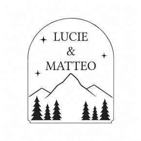 Pince à gaufrer mariage personnalisée montagne étoilée
